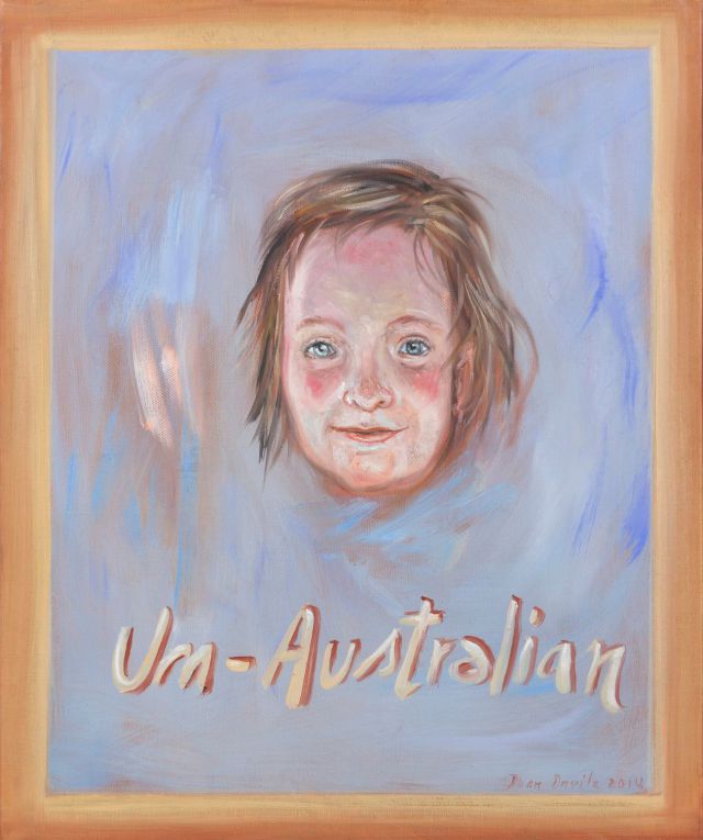 Juan Davila, Un-Australian, 2014. Michael Buxton Collection. © the artist