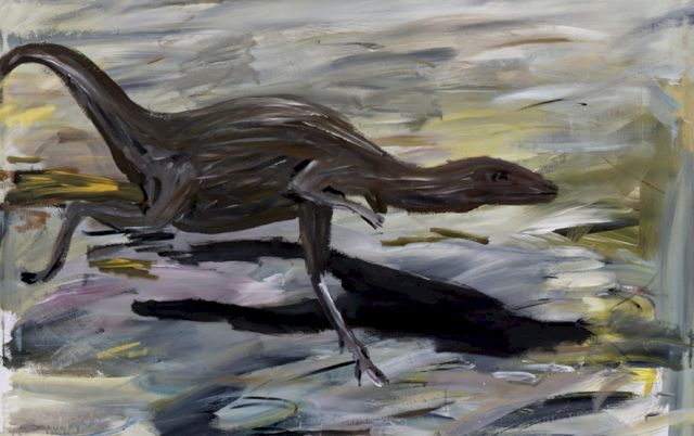 Albert Oehlen, Wattenläufer, 1981