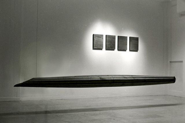 Angelo Barone, ’Casta diva’, 1993 and ’Cumuli’, 1989 (photo: Martin Leon)