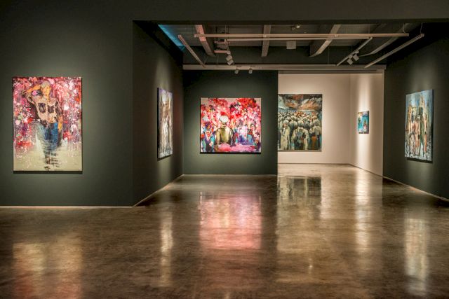 Solo show by Amir Hossein Zanjani, 2014 (photo: Ali Zanjani | courtesy of SPM)