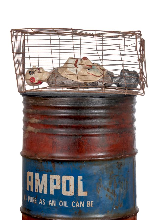 Karla Dickens, "Cruel buffoonery", 2019. Courtesy of the artist and Andrew Baker Art Dealer, Brisbane. Photo: Mick Richards