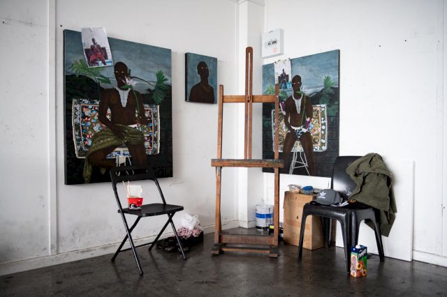 Cinga Samson Studio in Cape Town, South Africa. Photo by Gary Yeh