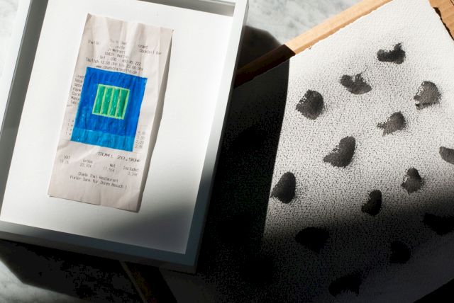 Artworks by Jonathan Monk and Lee Bae in Gary Yeh's Collection