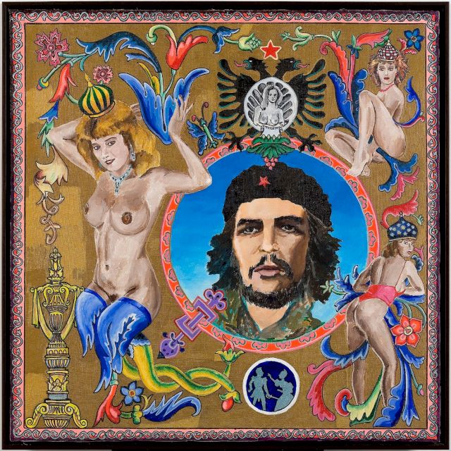 Konstantin Zvezdochetov, Che Guevara, 1990, oil on canvas. Collection of Stella Art Foundation