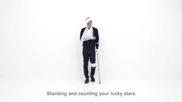 John Wood and Paul Harrison, 101 Reasons to Stand Somewhere, 2020 (film stills). Single-channel 4K video, 6:40 minutes. Courtesy Cristin Tierney