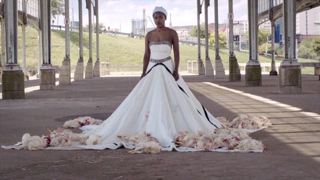 Buhlebezwe Siwani, Eziko, 2018 (video still). Digital 4k video, 00:06:57. Courtesy Madragoa