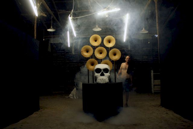 Nektarios Pappas, The Last Judgement, 2019. Performance/Installation, 20'. Courtesy of the artist. Photography: Yannis Gaitanidis.