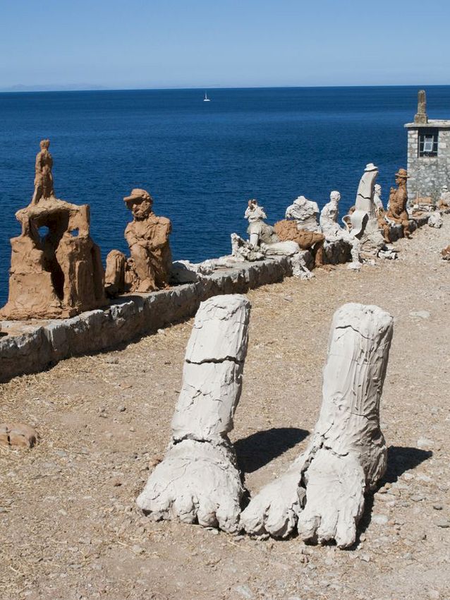 Installation View, Urs Fischer, YES, DESTE Foundation Project Space, Slaughterhouse, Hydra, 2013