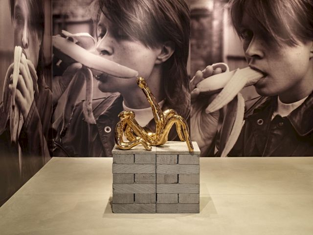 Exhibition view of Sarah Lucas, SEX LIFE. Photo: Andy Stagg