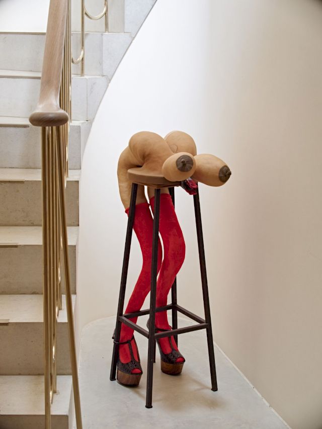 Exhibition view of Sarah Lucas, SEX LIFE. Photo: Andy Stagg