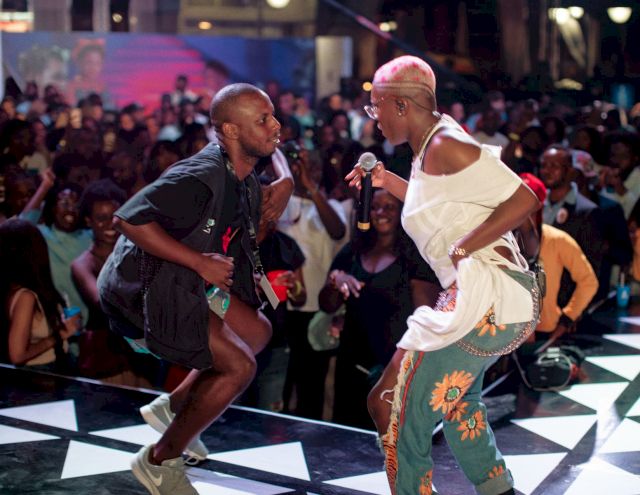 Aye and Amaarae at ART X Live!, ART X Lagos 2018