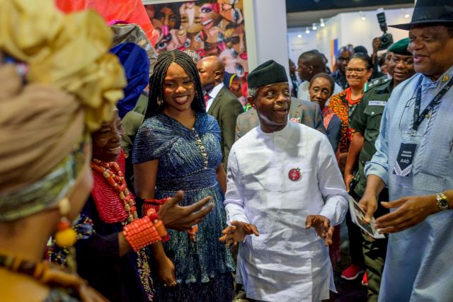 Yemi Osinbajo, Vice President of Nigeria, ART X Lagos 2019