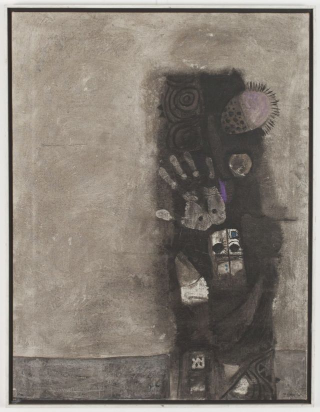 DIA AZZAWI, Mask of the Pretenders, 1966. Courtesy Barjeel Art Foundation, Sharjah