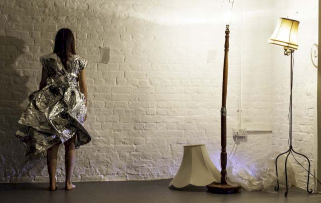 Florence Peake performance at DRAF, October 2013