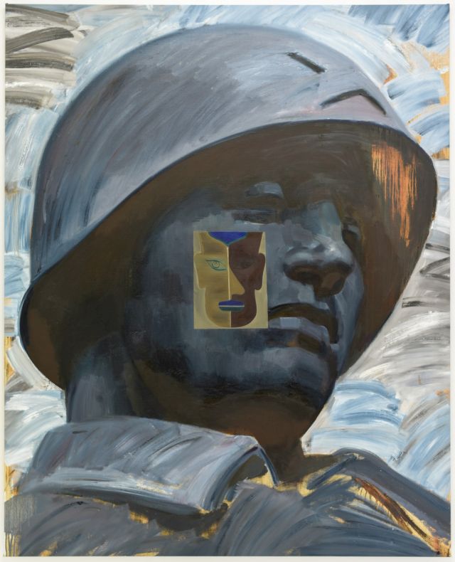 Nikita Kadan, Poet I, 2020, oil paint on canvas, 190 x 150 cm Photo: Borowik Foundation, Galerie Transit © all rights reserved