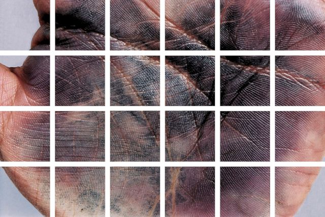 Lifeline, from the series ’Discoloured’ by Berni Searle, 1999 / courtesy Stevenson, Cape Town / Johannesburg and The Walther Collection