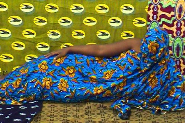 Still Life: Lying Down Textiles (detail) by Grace Ndiritu, 2005-2007 / courtesy of the artist and The Walther Collection