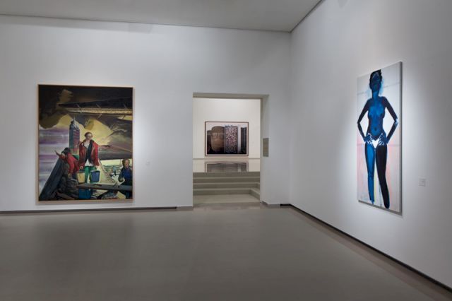 "The Towering Inferno" exhibition. ’The Babel Trilogy, Part 1’, works from the Igal