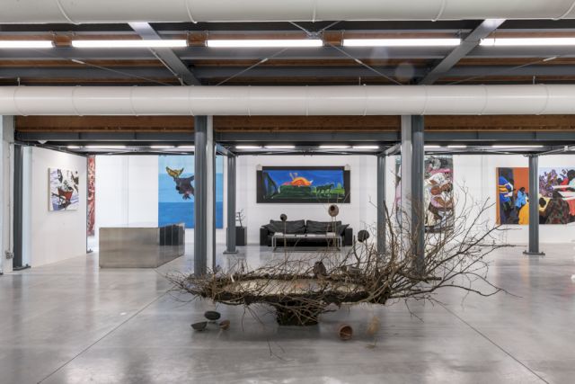 Verona, installation view, Jamian Juliano-Villani, Florian Krewer, Petrit Halilaj, Enzo Cucchi, Arjan Martins, Marc Padeu - Photo: Luca Meneghel