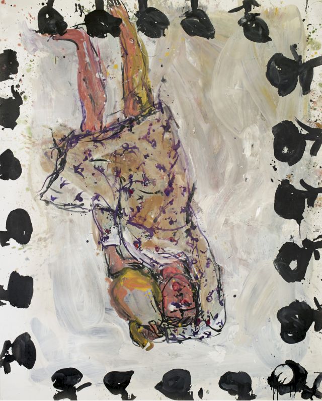 Georg Baselitz GERMANY Fruhling, 1998 Oil on canvas 200 x 162 cm. | 78.7 x 63.8 in. Photo Credit: Nick Smith