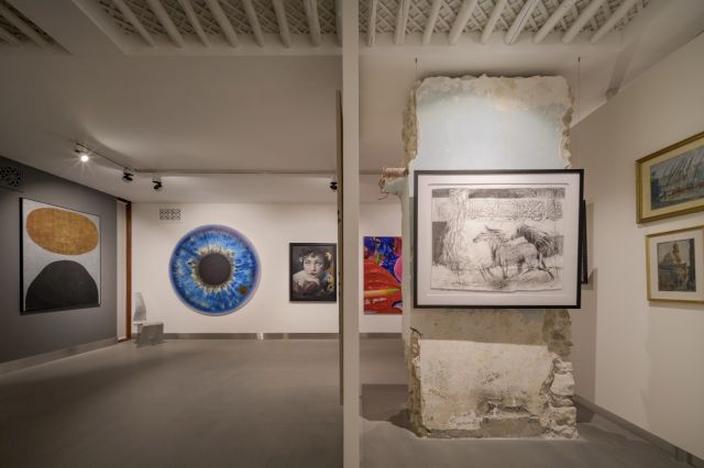 Kenji Yoshida, Marc Quinn, Ahmed Baqer displayed in the RAK Art Foundation, Riffa, Bahrain