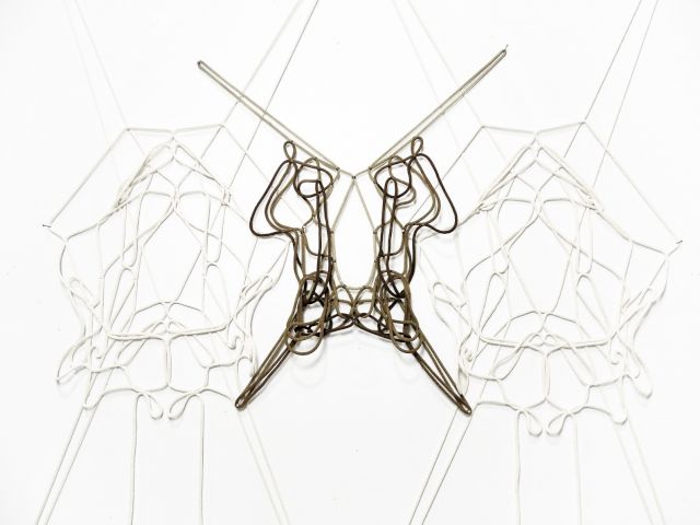 Seth Damm - Dimensions Unknown 1 & 2 (2022) by Seth Damm for The Ori House - Photo by Seth Damm in his Studio