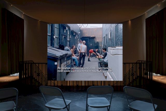 THEATER, Calla Henkel and Max Pitegoff, installation view, 2024. Photo: Stefan Korte