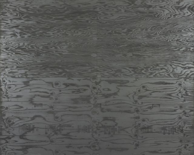 Adam McEwen, 'Untitled‘, 2013, Graphite on aluminum, 244 x 300 cm. Photo: Johannes Stoll / Belvedere, Wien