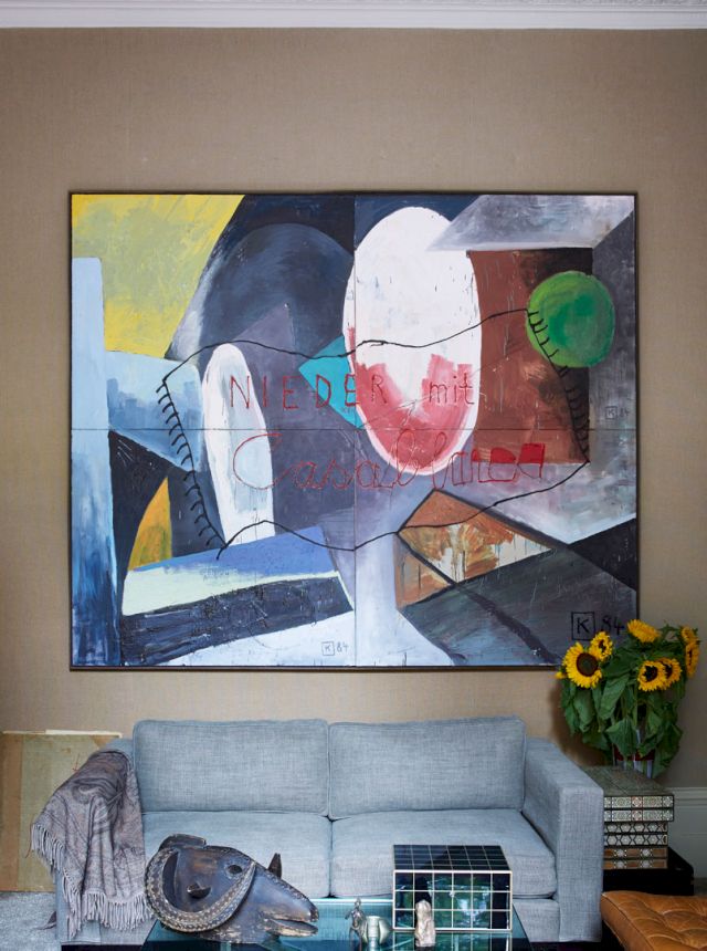 Martin Kippenberger, "Nieder mit Casablanca", 1984. Photo: Mark Griffiths