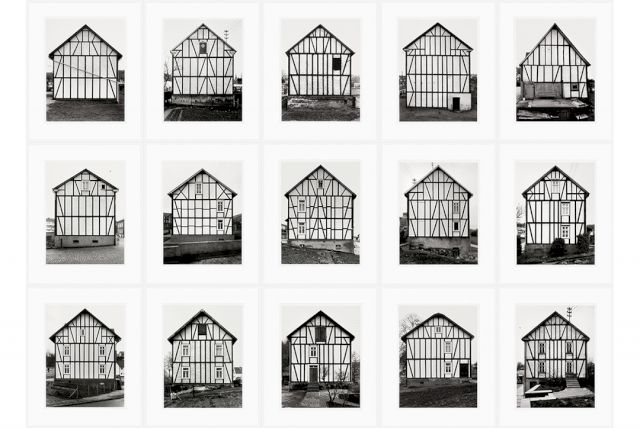 Bernd & Hilla Becher, ’Framework Houses (series of 15 photos)’, 2002