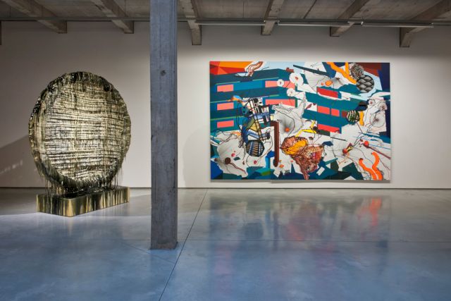 Sterling Ruby, Bad Moon Rising, 2011; Franz Ackermann, Haus im Sumpf, 2007