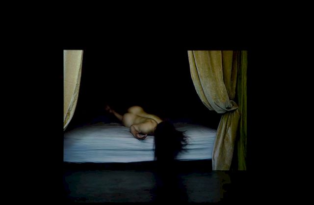 Esther Teichmann, "Heavy the Sea", 2017 (exhibition view at Transformer Station, Cleveland)