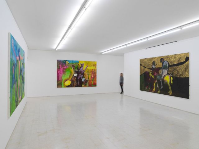 Alessandro Pessoli, From the exhibition Fiamma pilota le ombre seguono, 2011. Collezione Maramotti, Reggio Emilia, 2019. Photo: Dario Lasagni