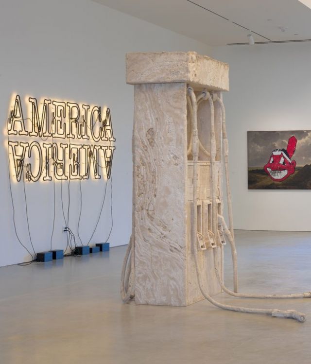 Installation view of "Unpacking: the Marciano Collection" at the Marciano Art Founadtion, Los Angeles. Photo: Robert Wedemeyer