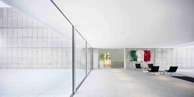 Foyer of Magazzino Italian Art Foundation. Photo: Javier Callas