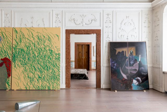 Trento, installation view, Calvin Marcus, Gianni Caravaggio, Pietro Roccasalva - Photo: Luca Meneghel