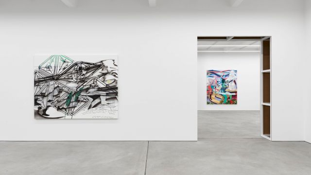 ALEXANDER CARVER, PIETER SCHOOLWERTH, AVERY SINGER, exhibition view, Call Out Tools, Kraupa-Tuskany Zeidler, Berlin, 2018. Photo: def-image