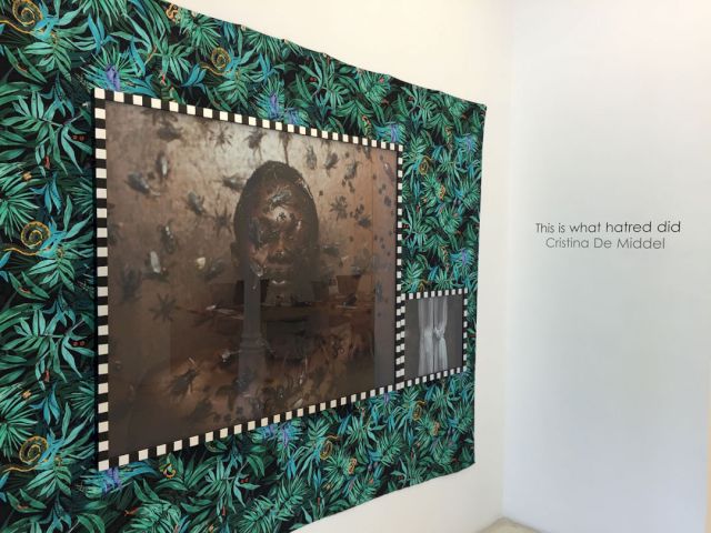 Installation view at Cristina de Middel’s ’This is What Hatred Did’ at La New Gallery, Madrid