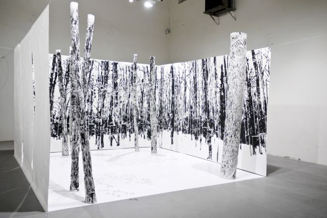 Installation view from the Gabor Koos exhibition