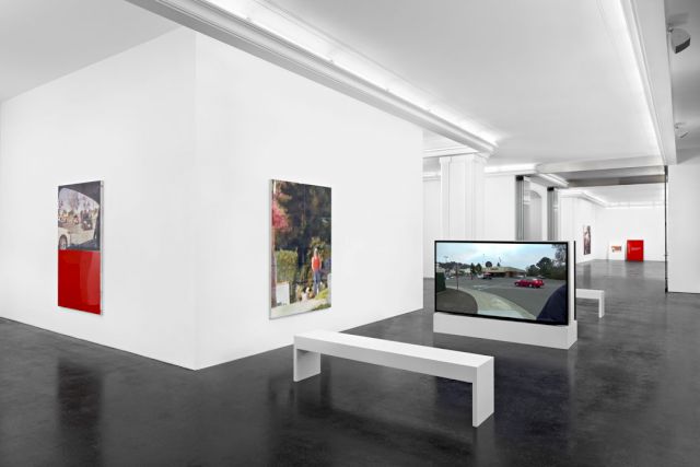 Installation view of Leo Gabin’s "Exit/Entry" exhibition at Peres Projects, Berlin