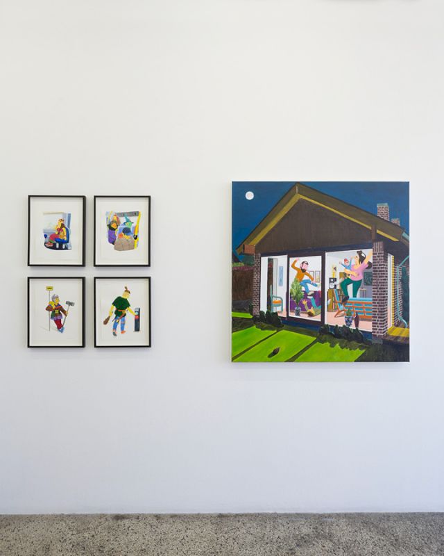 Installation view at V1 Gallery, Copenhagen