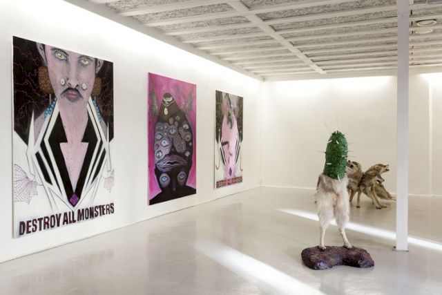Installation view of Erik Tidemann’s "Rash Lobo". Courtesy the artist