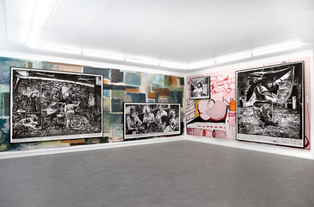 Installation view from the group show "Take Care, Amigo", 2016