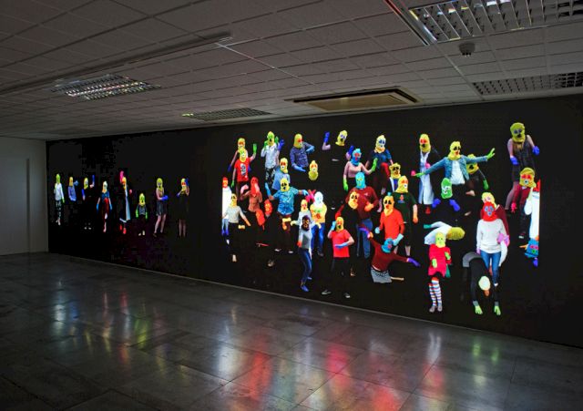 EC Davies, ‘Press Play and Record’, 2017 (installation view). Photo: Colin Davison