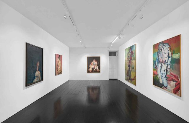Georg Baselitz, Exhibition view at CFA, 2018. Photo: Matthias Kolb